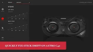 How To Quickly Fix Stick Drift on the Astro C40