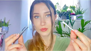 asmr | getting something out of your ears / cleaning your ears (lots of inaudible whispering)