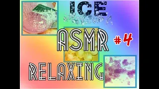 ASMR ICE COLD TINGLES!  Ice Tapping & Scratching, Ice cubes, unique sounds