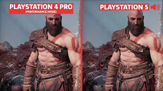God Of War PS5 vs PS4 Pro   Loading Times & Gameplay Comparison for PlayStation 4