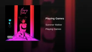 Summer Walker Playing Games Clean