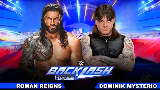 Roman Reigns vs Dominik Mysterio Full Match WWE Backlash 2024 Highlights