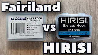 Бюджетные карповые крючки  Fairiland vs HIRISI