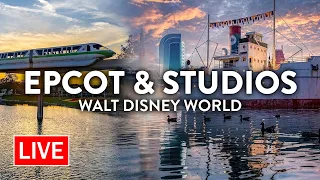 🔴LIVE: Park Hopping from Hollywood Studios to EPCOT | Walt Disney World Live Stream