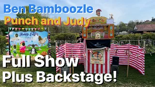 Punch and Judy Full Show, Front and Backstage View By Ben Bamboozle Filmed In Wimbledon Park. London