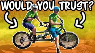 Tandem Mountain Biking Couples Edition!