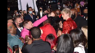 Conor McGregor tries to Knock Out Machine Gun Kelly in front of Megan Fox at the VMAs  #shorts