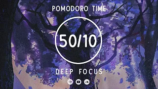 50 Minute Timer 📚Lofi Study Mix 📚 Lofi Pomodoro Timer 50/10 📚 3 x 50 min