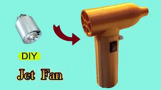 自制暴力风扇make a jet fan at home