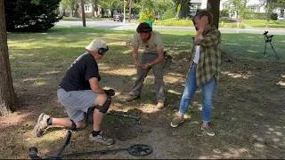 Someone PURPOSELY Buried Gold & We Just Found it Metal Detecting!