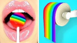 CLEVERE ELTERN-HACKS || Regenbogen-Hacks Und Lustige DIY-Crafts Für Jeden von Gotcha!