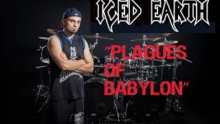 Raphael Saini - Plagues of Babylon by Iced Earth - drum play through - HD