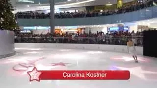 Carolina Kostner Performs Ava Maria at the Ice Skating Center