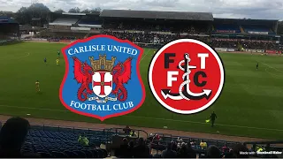 PRE SEASON THRILLER! CARLISLE VS FLEETWOOD VLOG!!