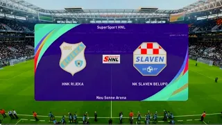 HNK Rijeka vs NK Slaven Belupo | PES SHNL 23/24