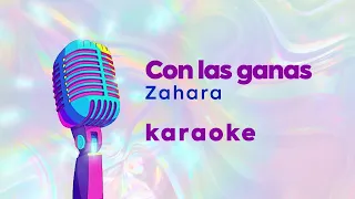 CON LAS GANAS KARAOKE