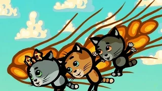 Обучающие и развивающие мультфильмы для детей и малышей - Посадите зернышко: Три котенка - песенки