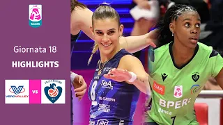 Milano - Bergamo | Highlights | 18^ Giornata Campionato 23/24 | Lega Volley Femminile