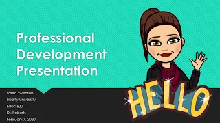 Professional Development Presentation - Technology Education