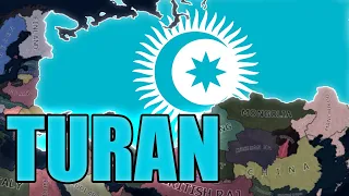 What If Turkey Annexed The USSR And Formed Turan?? - HOI4 Timelapse #ww2 #heartsofiron4 #hoi4