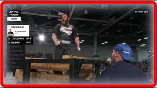 2022 Arnold Strongman Classic RESULTS Event 4 Timber Carry Men's Pro