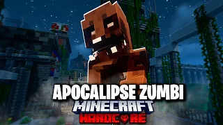 EU PASSEI 100 DIAS EM UM APOCALIPSE ZUMBI NO MINECRAFT HARDCORE