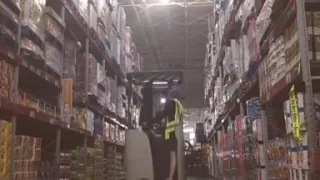 Sam’s Club forklift driving