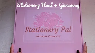 Back to School Stationery Haul + Giveaway | @stationerypal  Haul | ASMR