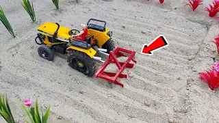 diy tractor agriculture bund maker machine science project l@Mini Creator | @cs toy | @KeepVilla ❗