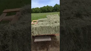 Трактор ДТЗ та Вейту тюкування сіна