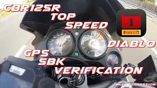 CBR125R Top Speed - 90MPH - GPS SBK Verification