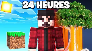 J'ai Joué À Minecraft en One Block Pendant 24 Heures NON-STOP ! (FILM COMPLET)