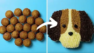 SUPER CUTE DOG SHAPED CAKE DESIGN | 10 Big Cake Designs | DIY Theme Cakes For Birthday