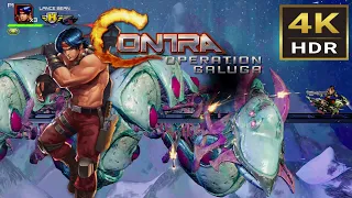 Contra Operation Galuga Lance Bean Solo Arcade Mode Full Walkthrough 4K HDR (PS5)