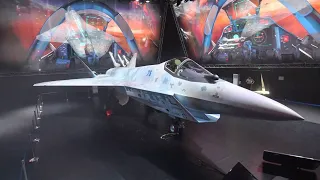 Sukhoi LTS (Su-75) pesawat tempur Siluman ( Gen 5) terbaru Rusia pada ajang Airshow MAKS 2021