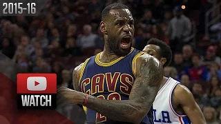 LeBron James Full Highlights at 76ers (2016.01.10) - 37 Pts, 9 Ast, MVP Mode!