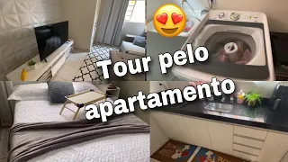 Tour pelo meu apartamento *MORANDO SOZINHA * 🏠😍