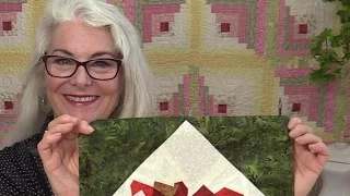 A No Math Way to Add a Corner Triangles to a Quilt Block