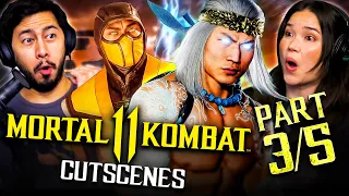 MORTAL KOMBAT 11 Ulimate Full Cutscenes ( Part 3 ) REACTION! | MK11