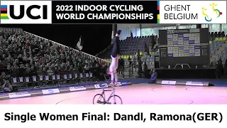 2022 UCI World Championships: 077 Single Women Final: Dandl, Ramona(GER) : WM2022 Artistic Cycling