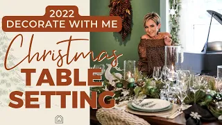 Decorate a Magical Table Setting with Me | Christmas & Thanksgiving Tablescape & Centerpiece Ideas