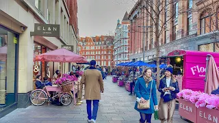 London Walk in Knightsbridge | Harrods & Sloane Street London Luxury Window Shopping[4K HDR]