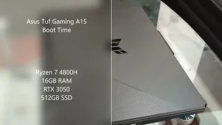 Asus TUF Gaming A15 Boot Time/SHOCKING RESULTS!!! *UNEXPECTED*