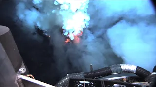 Lau Basin - 2009 Response Cruise - Close view of magma eruption