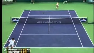 Andy Murray vs Juan Martin Del Potro: Another amazing point
