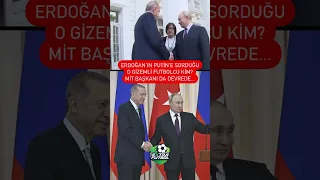 Erdoğan'ın Putin'e sorduğu Sparta Prag'daki gizemli futbolcu kim? MİT Başkanı da devrede...