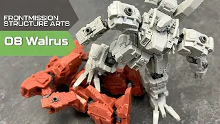 Front Mission Structure Arts Walrus Model Kit Review