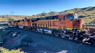 3+ Mile Long Super Mega Monster Port Stack Train. At Panoramic Silverwood! Cajon Pass, Ca. 4KHDR