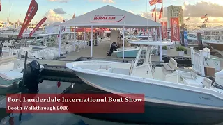 Fort Lauderdale International Boat Show 2023 Walkthrough | Boat Show | Boston Whaler