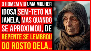 Um Homem Viu Uma Idosa Sem-Teto Na Janela, Mas Quando O Homem Se Aproximou..